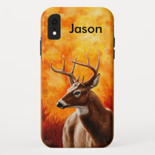 Whitetail Deer Trophy Buck Head iPhone XR Case