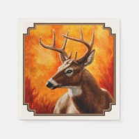 Whitetail Deer Trophy Buck Head