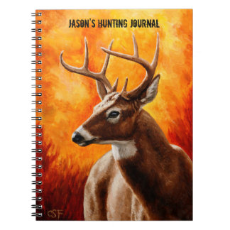 Whitetail Deer Trophy Buck Head Notebook