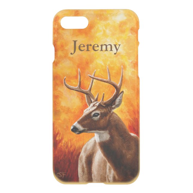 Whitetail Deer Trophy Buck Head Uncommon iPhone Case (Back)
