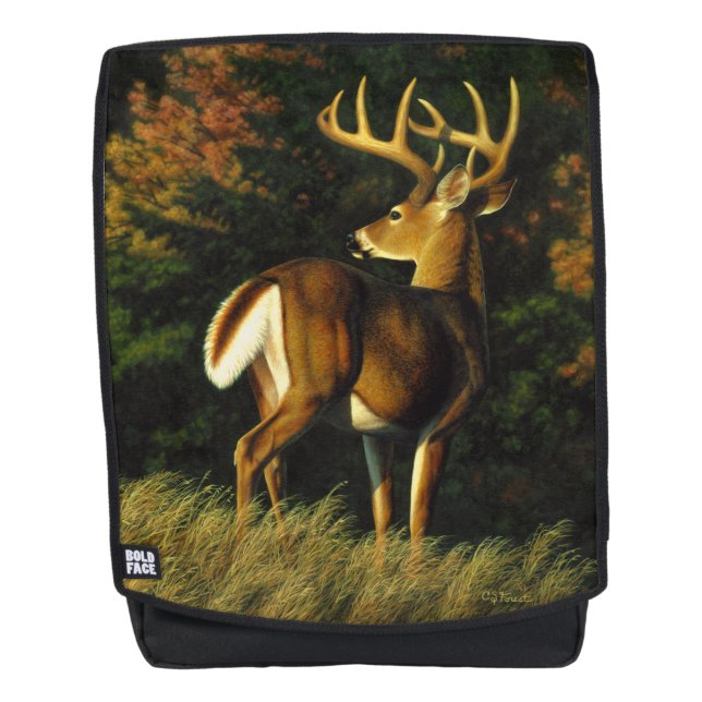 Whitetail Deer Trophy Buck Hunting Backpack (Front)