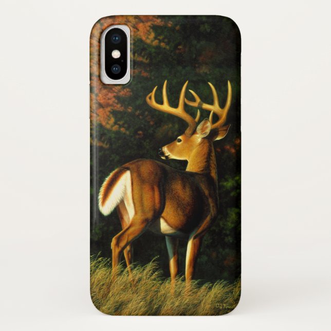 Whitetail Deer Trophy Buck Hunting Case-Mate iPhone Case (Back)