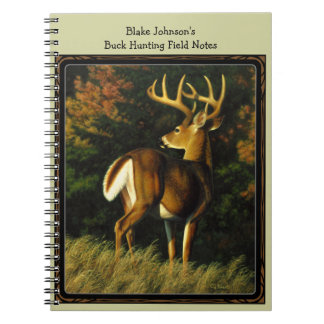 Whitetail Deer Trophy Buck Hunting Notebook