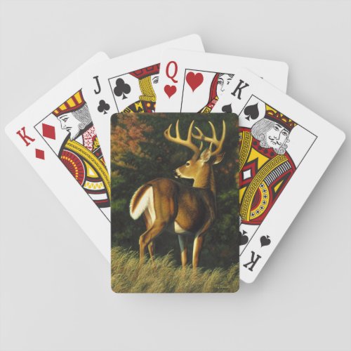Whitetail Deer Trophy Buck Hunting Playing Cards
