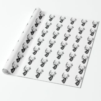 Whitetail Deer Trophy Buck Wrapping Paper