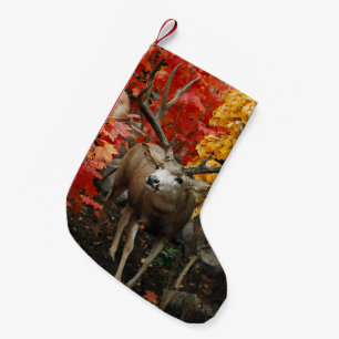 Whitetail In Autumn Small Christmas Stocking