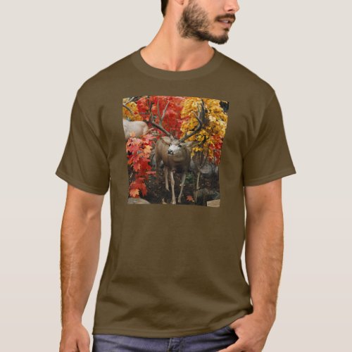 Whitetail In Autumn T_Shirt