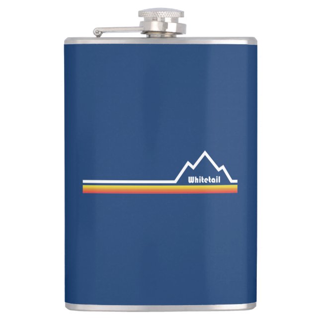 Whitetail Mountain Resort, Pennsylvania Flask (Front)
