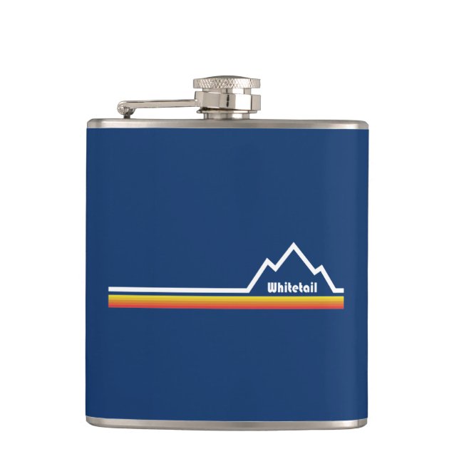 Whitetail Mountain Resort, Pennsylvania Flask (Front)