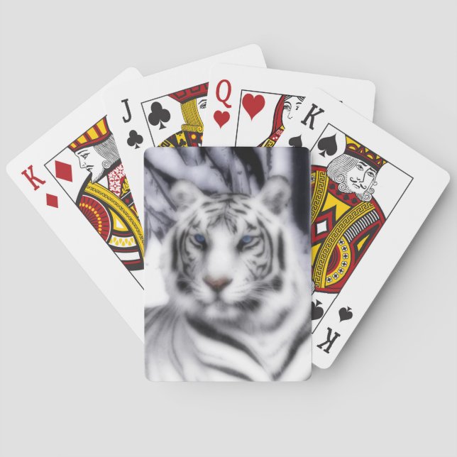 WhiteTiger Poker Cards (Back)