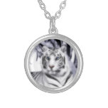 Whitetiger Silver Plated Necklace at Zazzle
