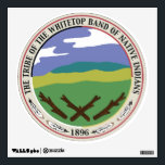 WHITETOP TRIBE WALL DECAL<br><div class="desc">Number of Shapes: Walls 360 Custom Wall Decal Brighten up any room with your tribe's seal as a wall decal from Zazzle and Walls 360! Printed with premium eco-solvent inks on high quality fabric paper, your images, text, and designs will pop off the wall with stunning clarity and color accuracy....</div>