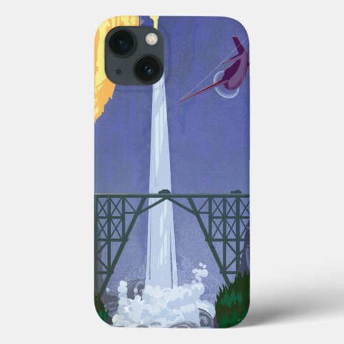 Whitewall Falls Illustration iPhone 13 Case