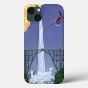Whitewall Falls Illustration iPhone 13 Case