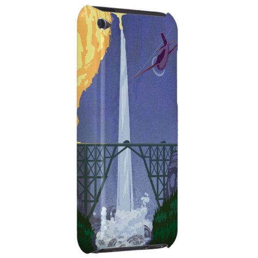 Whitewall Falls Illustration iPod Case-Mate Case (Back/Right)