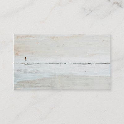 Whitewashed Barn Wood White Woodgrain Business Card Zazzle Com