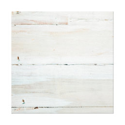 Whitewashed Barn Wood White Woodgrain Canvas Print