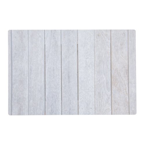 Whitewashed Old Weathered Wood Background Wooden Placemat