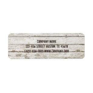 Whitewashed Wood Carpentry handyman construction Label