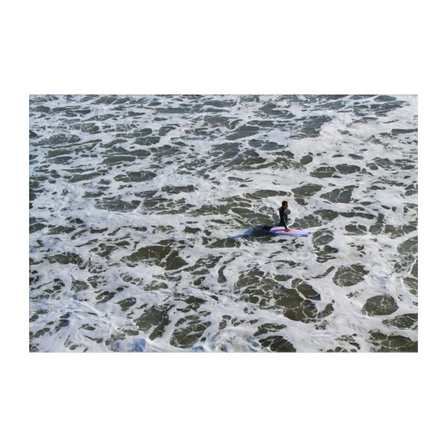 whitewater.  acrylic print (Front)