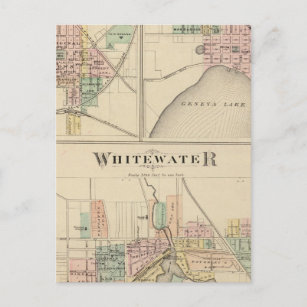 Whitewater, Elkhorn and Geneva Postcard