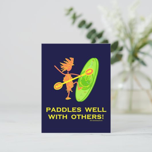 Whitewater Kayak - Paddles Well With Others 2 (Standing Front)