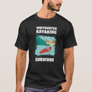 Whitewater Kayaking Survivor Premium T-Shirt