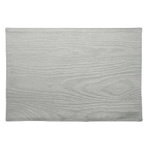 WHITEWOOD LIGHT GREY GRAY WOOD GRAIN TEXTURE TEMPL CLOTH PLACEMAT