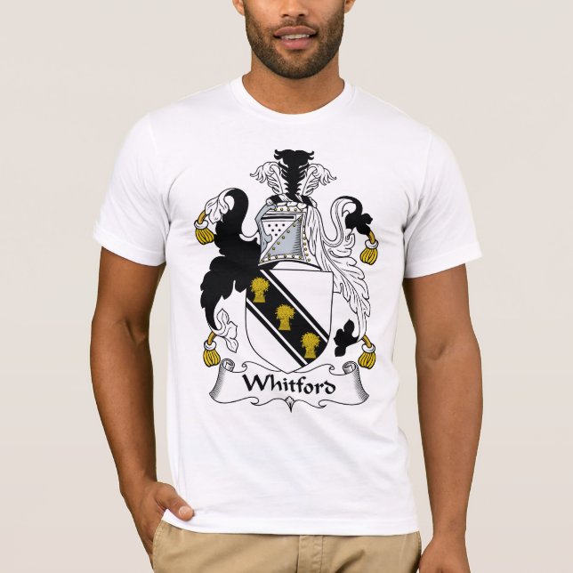 Whitford Family Crest T-Shirt (Front)