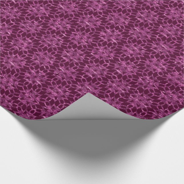 Whitley Star Lace Pattern Victorian Wrapping Paper (Corner)
