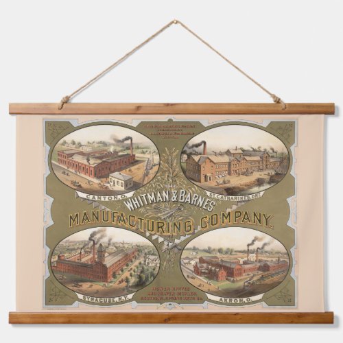 Whitman  Barnes Manufacturing Company Hanging Tapestry