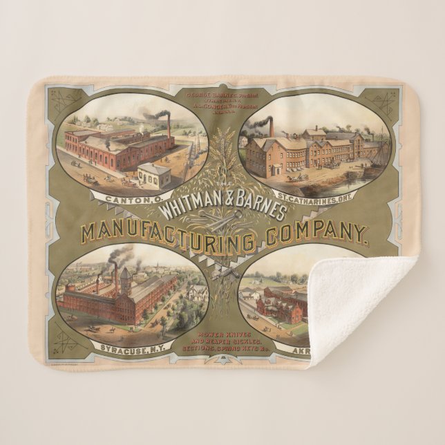 Whitman & Barnes Manufacturing Company. Sherpa Blanket (Front (Horizontal))