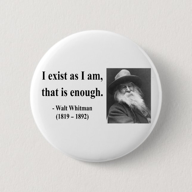 Whitman Quote 3b Button (Front)
