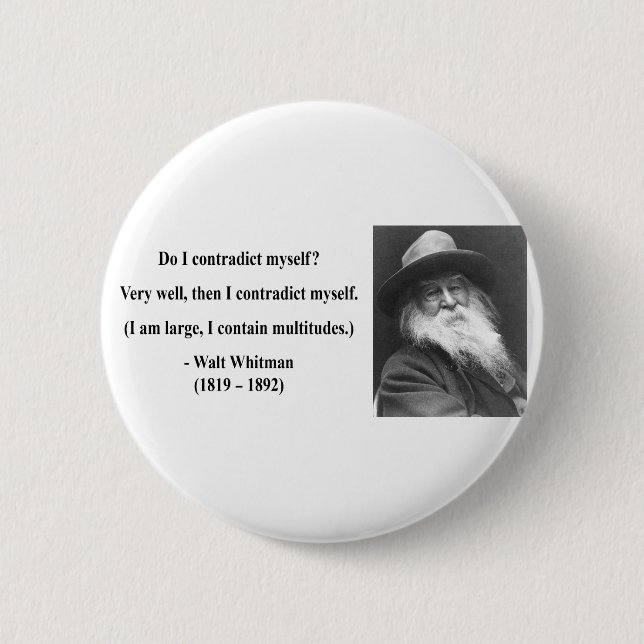 Whitman Quote 6b Button (Front)