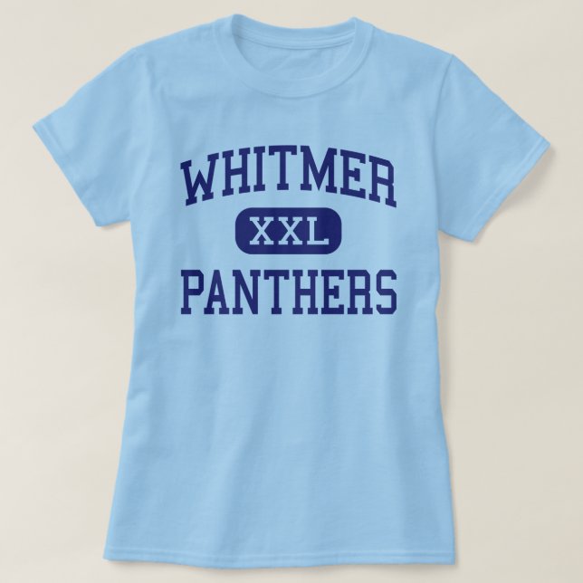 Whitmer - Panthers - High School - Toledo Ohio T-Shirt (Design Front)