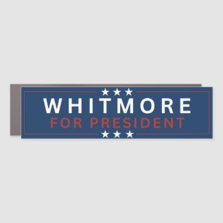 Whitmore for President Bumper Magnet