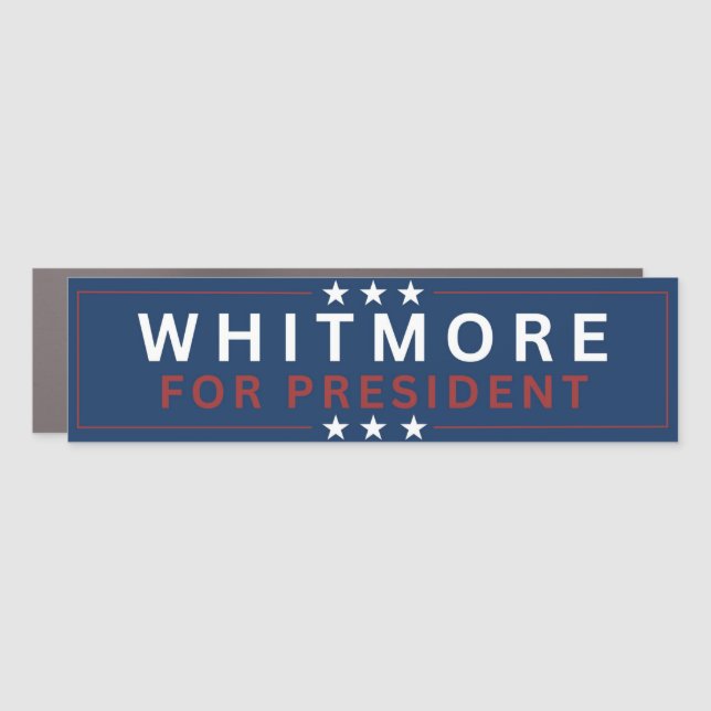 Whitmore for President Bumper Magnet (Front)