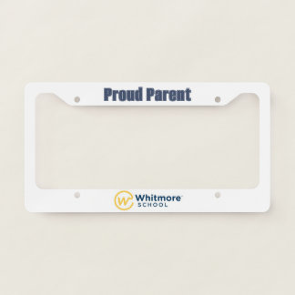 Whitmore School License Plate Frame