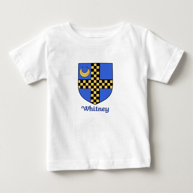 Whitney Family Shield Baby T-Shirt (Front)