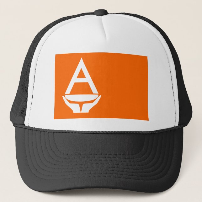Whitney Smith flag Antarctica Trucker Hat (Front)