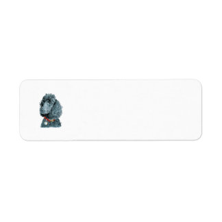 Whitney the Poodle Label