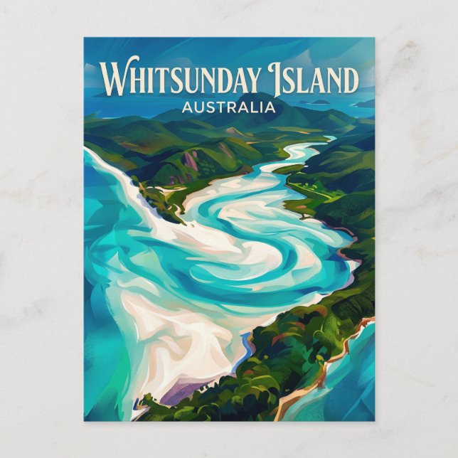 Whitsunday Island Australia Postcard (Front)