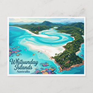 Whitsunday Islands Airlie Beach Australia Postcard