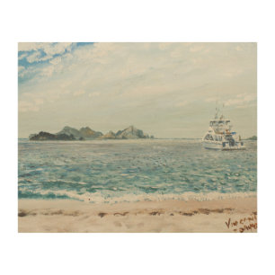 Whitsunday Islands Australia. 1998 Wood Wall Decor