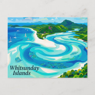 Whitsunday Islands Australia Postcard
