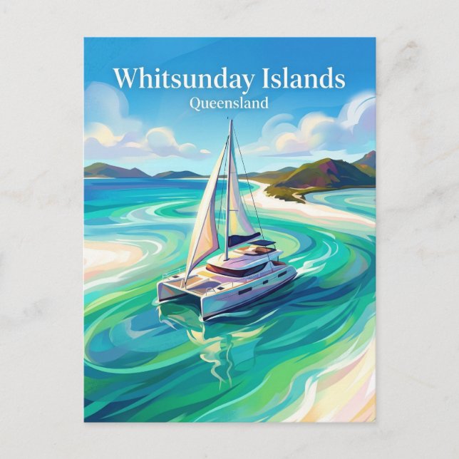 Whitsunday Islands Australia Postcard (Front)