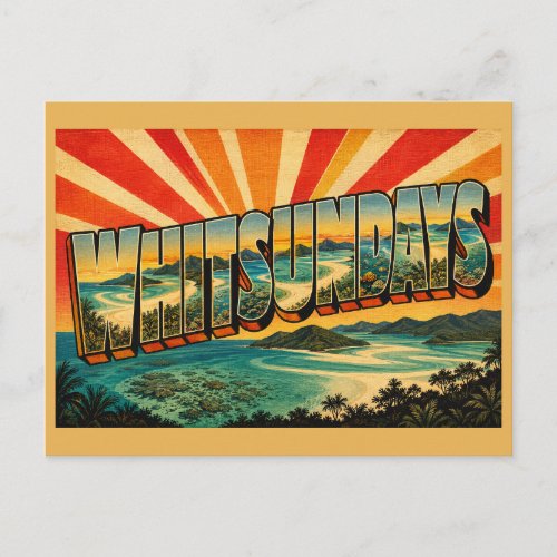 Whitsundays Queensland Australia Island Paradise Postcard