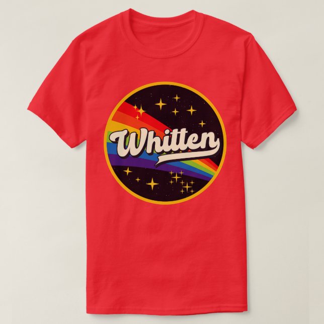 Whitten Rainbow In Space Vintage Style T-Shirt (Design Front)
