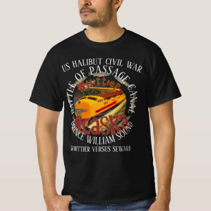 WHITTIER ALASKA HALIBUT WAR VERSUS SEWARD 1955-57 T-Shirt