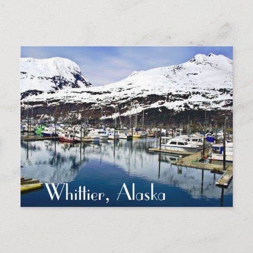 Whittier Alaska USA Postcard